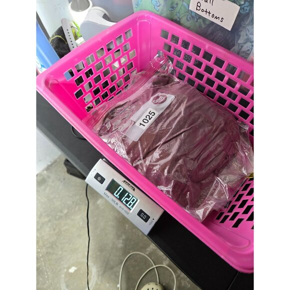 Roaman's Purple Embroidered Long Sleeve Babydoll Tunic Top Size Large Boho Flowy - Picture 8 of 8